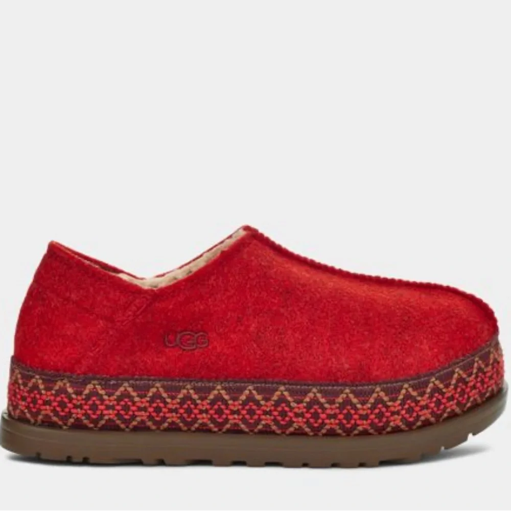 New authentic Ugg women’s refelt tasman slipper red - Picture 2 of 4